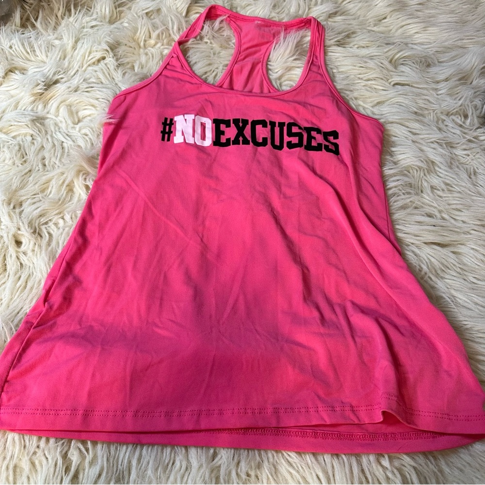 #NOEXCUSES athletic tank top